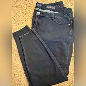 EUC J JILL DENIM PREMIUM FLEX HIGH RISE DARK WASH 20w